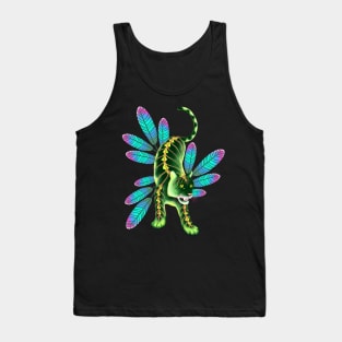 Maranta Tiger (Black Background) Tank Top